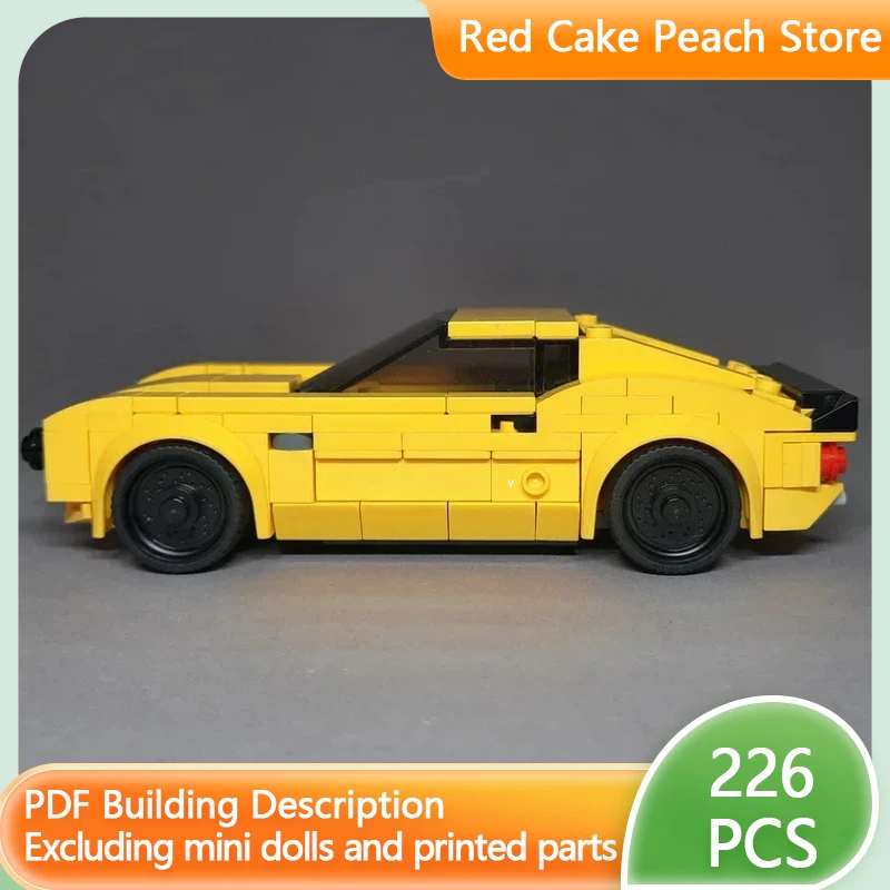 

City Car Model MOC Building Bricks Camaro 70 American Muscle Car Modular Technology Children Holiday Gifts Assemble Toys Suit