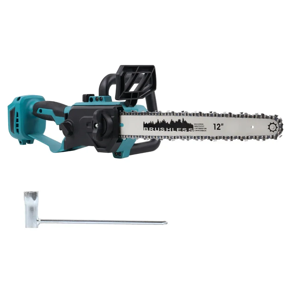 

12 Inch Brushless Electric Saw Portable Cordless Chainsaw Handheld Garden Woodworking Cutting Power Tool For 18V-21V Battery