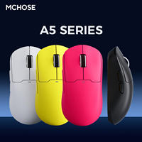 MCHOSE A5 Ultra Wireless Gaming Mouse Symmetrical Design 59g 8K Polling PAW3395 26K DPI 130h Battery Life Tri-Mode Connectivity