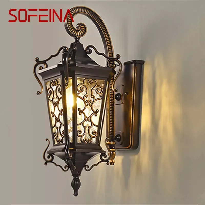 

SOFEINA Contemporary LED Outdoor Wall Lamps Electric Simplicity Waterproof Balcony Hallway Courtyard Villa Gate Hotel