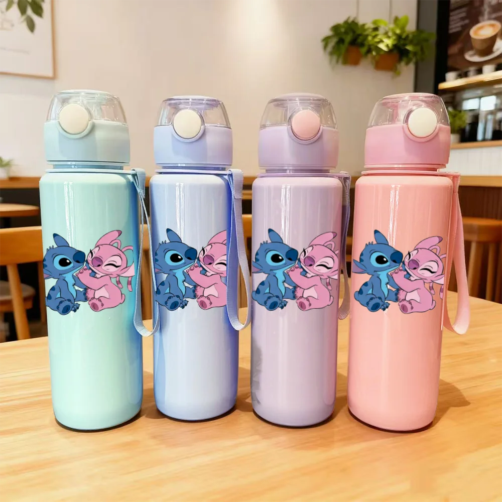 3D Printed Cartoon Pattern Water Bottle - Cute Stereoscopic Design, Fade-Resistant, Scratch-Proof, Leakproof Large-Capacity Cup