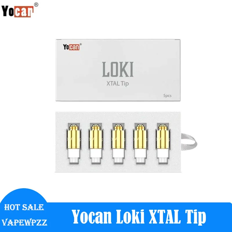 

Оригинальный наконечник Yocan Loki XTAL для портативного испарителя Yocan Loki, 5 шт./упак.