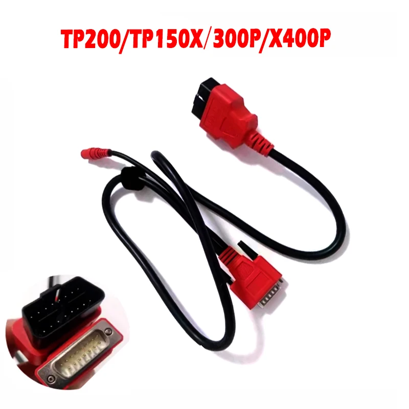 for XTOOL OBD2 Adapter X100 Pro I80 Main Cable 15pin 16pin Diagnostic Machine Adapter For X100 Pad2 PAD3 D7 D8 A80PRO IP819