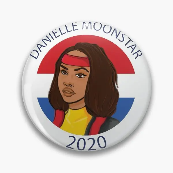 Dani Moonstar 2020  Soft Button Pin Fashion Creative Funny Metal Cartoon Jewelry Lover Women Gift Badge Decor Hat Brooch Collar