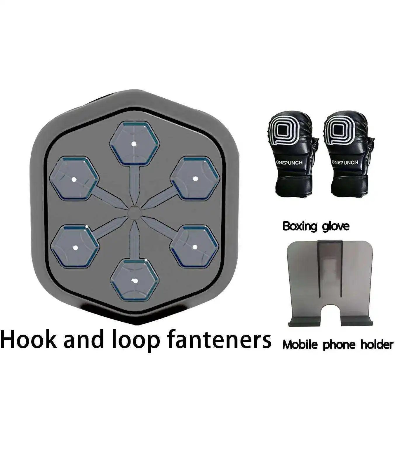 YIZHI العلامة التجارية المهنية Onepunch الموسيقى الذكية ممارسة الملاكمة آلة المهنية اللياقة البدنية معدات التدريب الملاكمة جدار الهدف