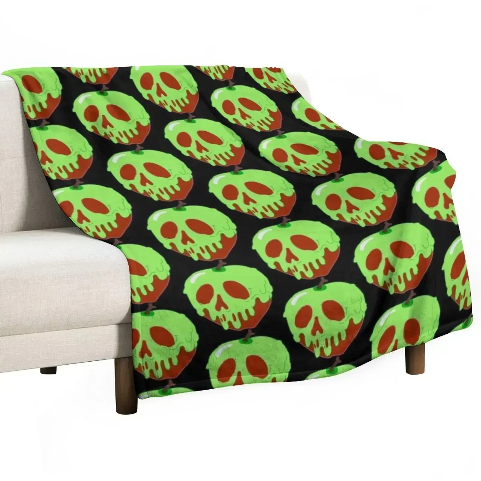 Poison Apple Throw Blanket For Decorative Sofa for sofa decorative Blankets