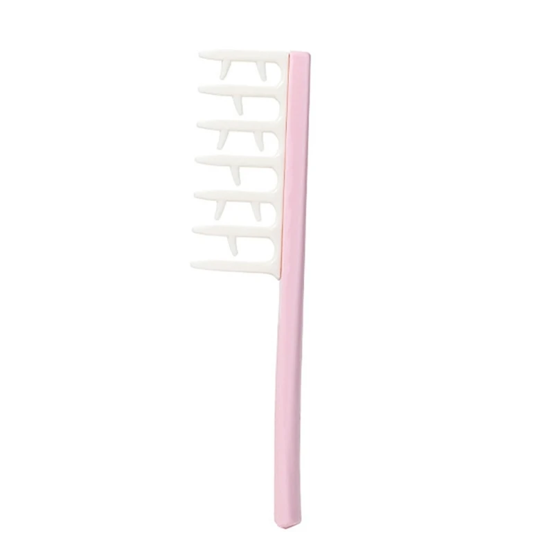 Antler Shape Hair Seam Comb Shaggy Hair Styling Tool Hairdressing Comb for Thick, Curly, Wavy or Long Hair