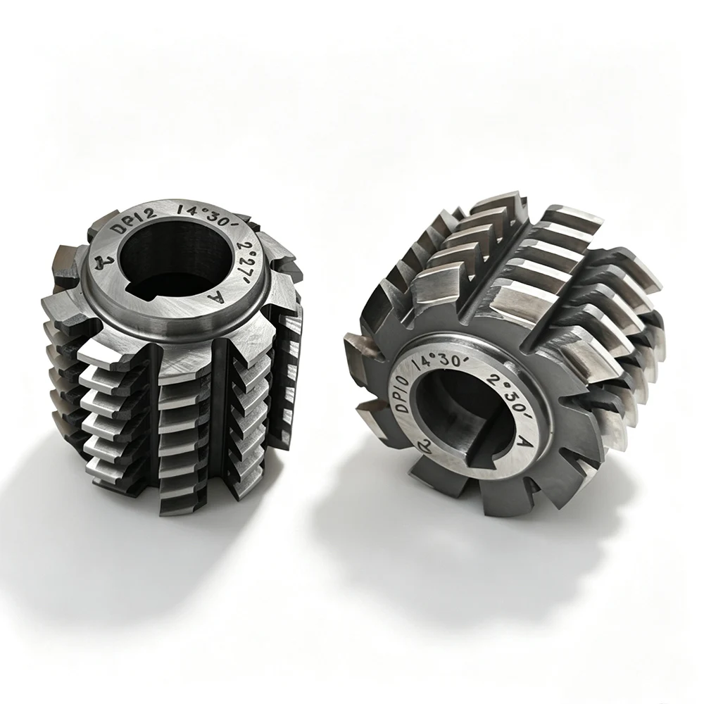 HSS Imperial Gear Hob 14.5 Degree Pressure Angle Uncoated DP3-DP24 High Speed Steel Gear Hobbing Cutter For Spur Gear Cutting
