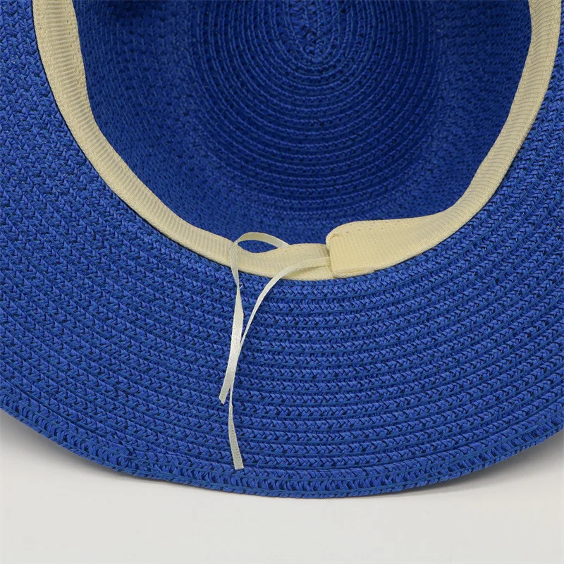 Panama Straw Hat Men Summer Straw Hat Wide-brimmed Outdoor Sun Visor Beach Hat