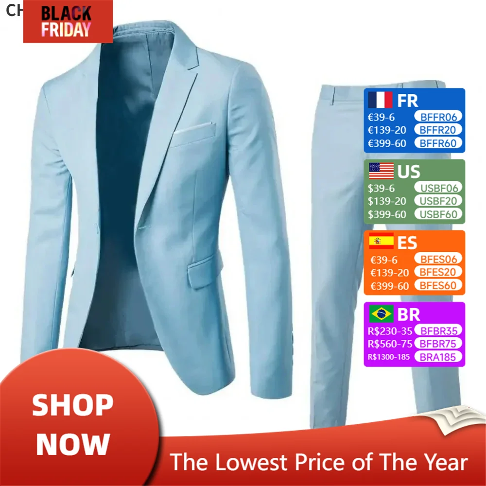 Men Suits For Business Wedding Blazers 2 Pieces 3 Sets Elegant Full Vest Pants Coats 2023 Formal Jackets Luxury