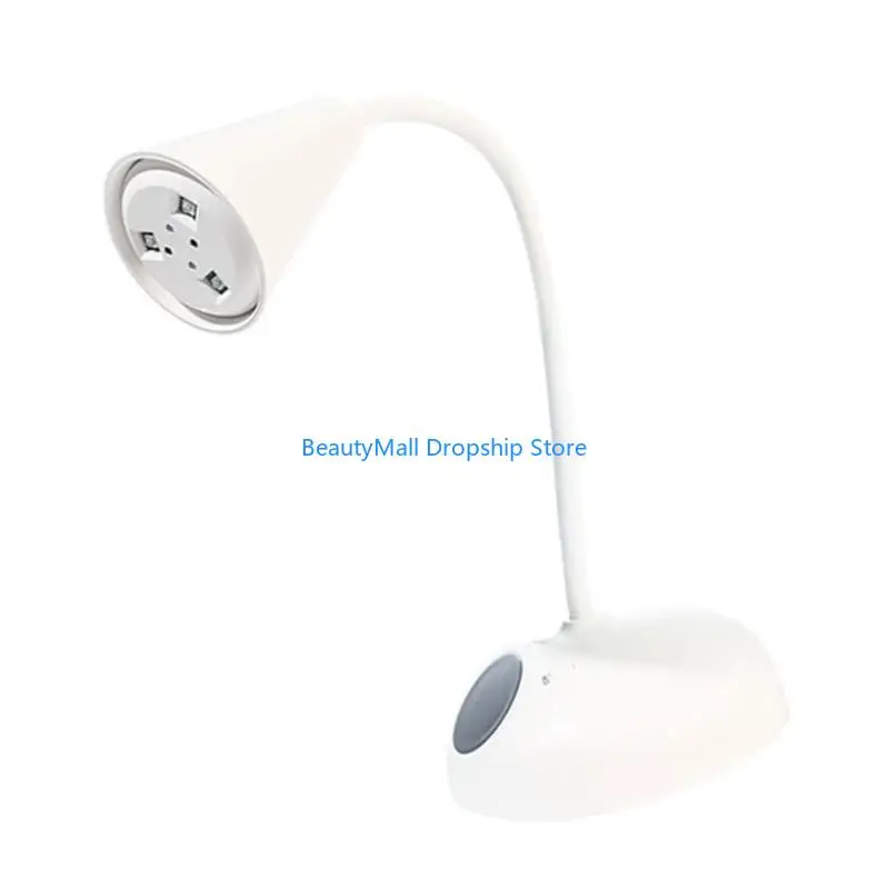 40JD 24W Luz uña para uñas gel Lámpara uñas flexible secadora uñas recargable secador uñas seco rápido secador
