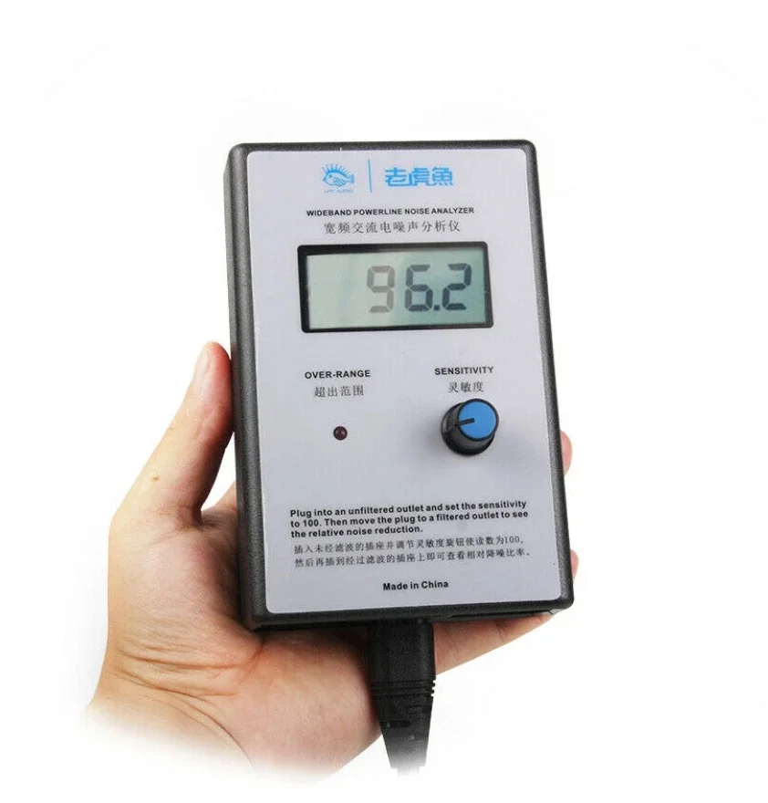 Wideband PowerLine Noise Analyzer AC Power Noise Tester EMI Measuring Tool for Electrical Engineering