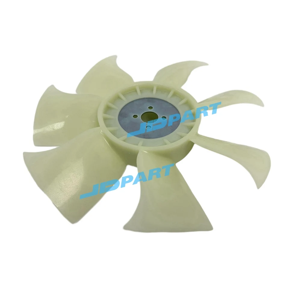 7 leaves 4 holes 403D Fan Blade For Perkins Excavator Engine Parts