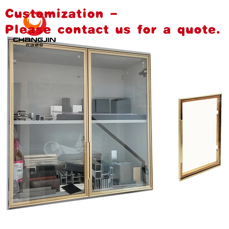 

на заказ. Простая установка шкафа, стеклянная дверь с тонкой рамой из алюминиевого сплава, шкаф для спиртных напитков, кухня