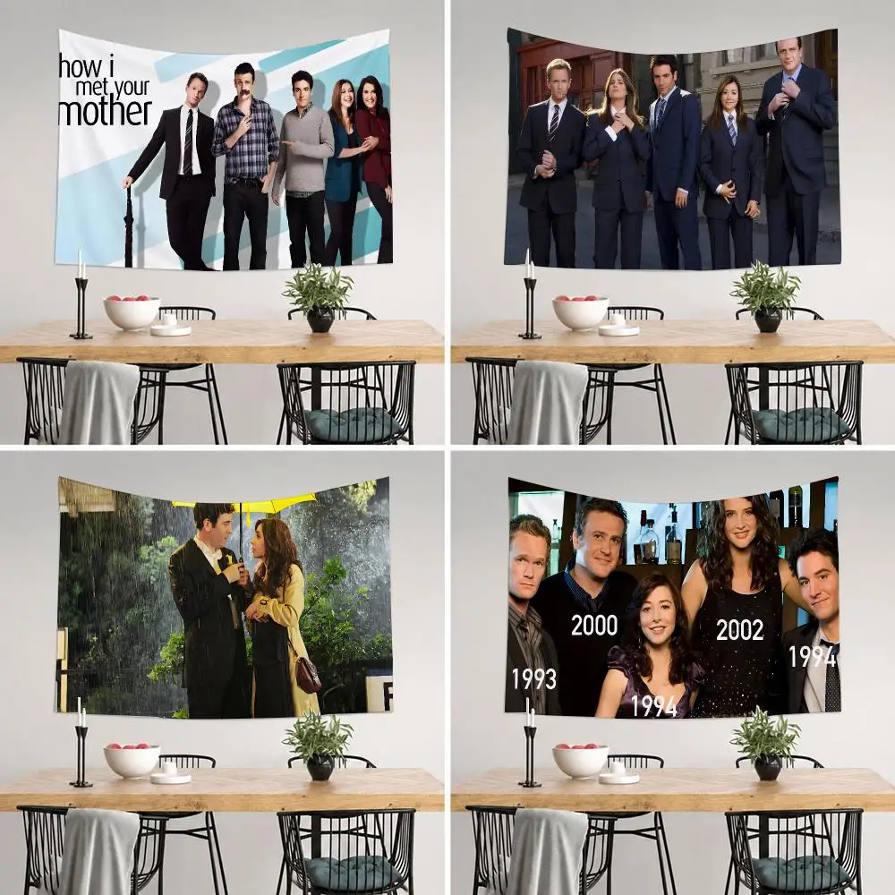 How I Met Your Mothe Tapestry Tapestry Wall Hanging For Bedroom Dorm Living Room Decor Aesthetic