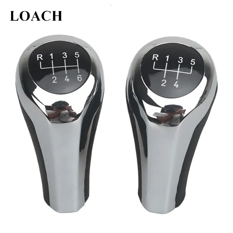 Chromed MT Gear Shift Knob for BMW E90 E91 E92 E46 E53 E60 E61 E63 E65 E81 E82 E83 E84 E87 X1 X3 X5 1356Series POMO Pen Arm Ball