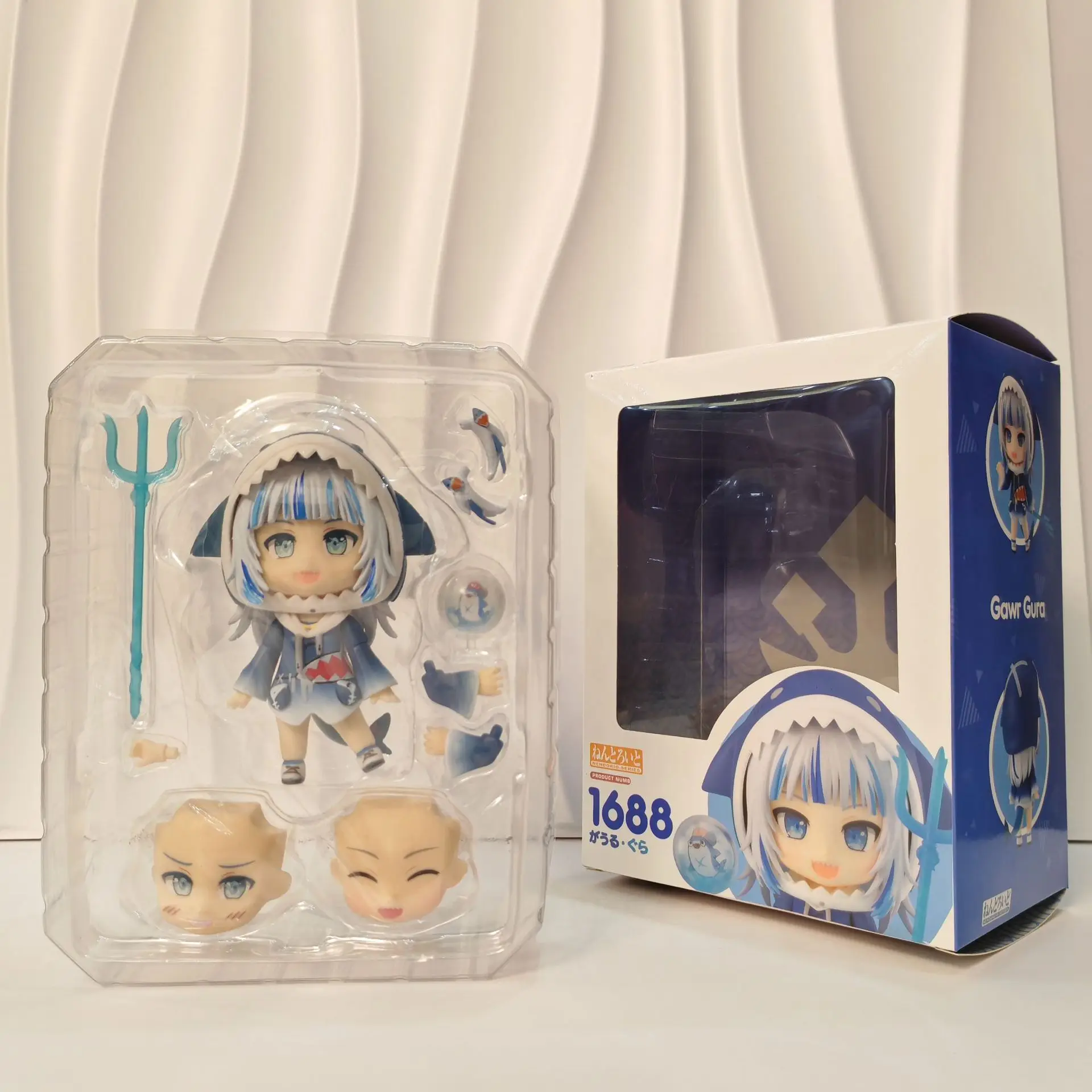 

Коллекционная фигурка аниме-персонажа Гавр Гура из Hololive, 10 см, PVC, игрушка для подарка другу.