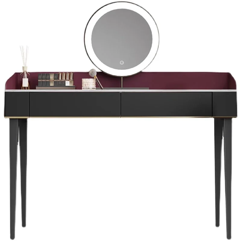 Factory Wholesale Modern Dressing Dresser With Light Bulbs Bedroom Vanity Table