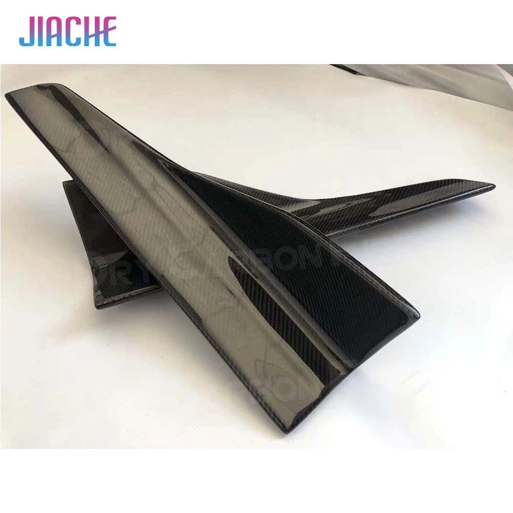 

JCYECF боковые юбки из углеродного волокна, фартук-разделители, клапаны, крылышки для Benz C Class W205 C180 C200 C300 C63 AMG, стиль автомобиля