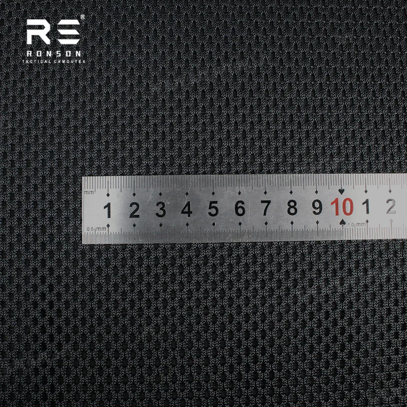 Extremely Heavy Mesh Fabric 330gsm Heavy Duty Anti-Static Outdoor Tactical NIR 100% Polyester Mesh Durable Anti-tear in Stock
