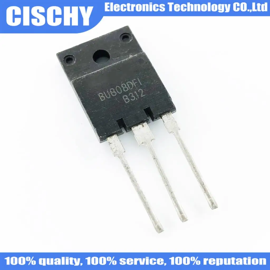 5 teile/los bu808 bu808dfi bu808dfx bu808df1 TO-3PF bu808df1 TO-3P auf Lager