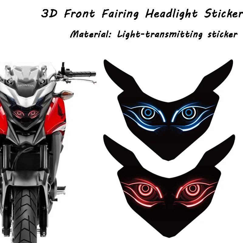 For HONDA CB650F CB500X 2017 2018 19 Motorcycle accessories Front Fairing Headlight Guard Sticker Head light protection Sticker