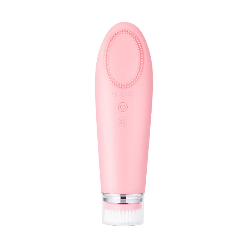 New Arrival Skin Care Device Waterproof Soft Silicone Face Washing Brush Facial Massager Electric Cleansing Brush