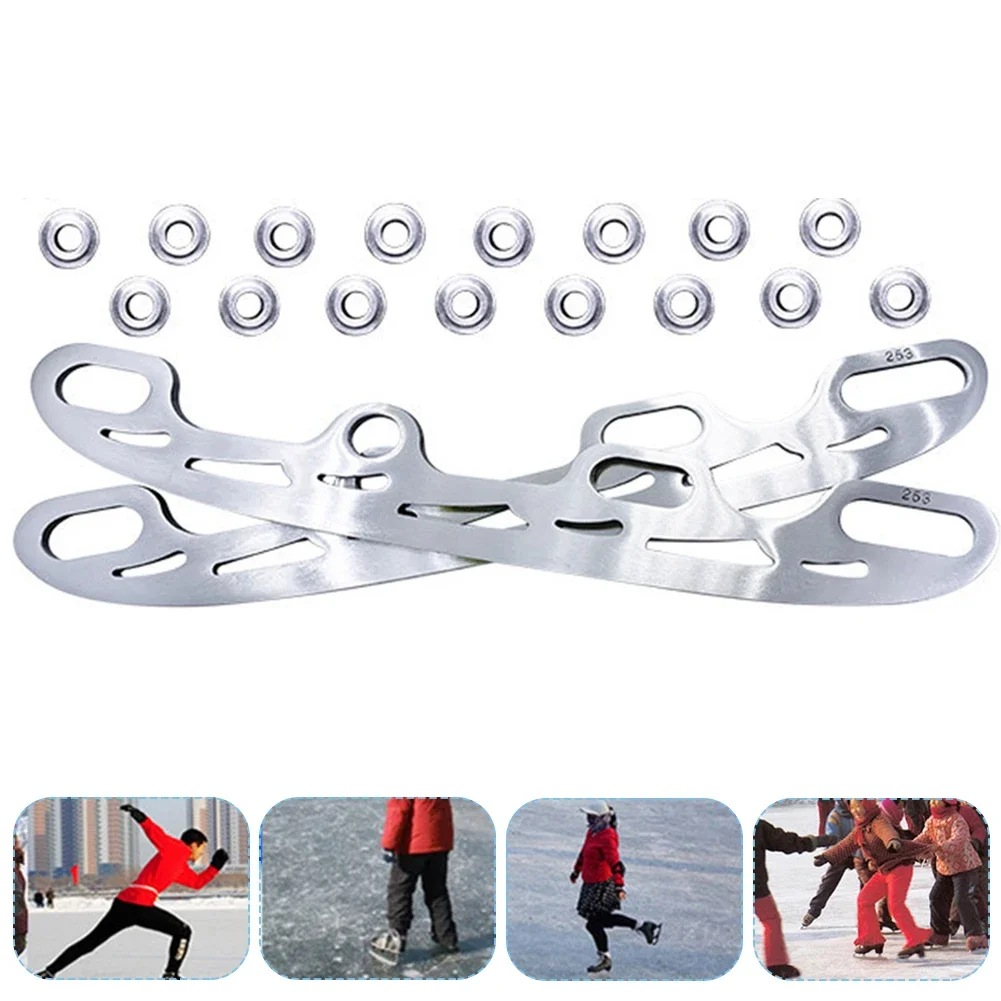 Ice Skating Blade 253/290 MM Replacement Multi Purpose Skate Shoes Blade Stainless Steel Inline Figure Ice-Skating Accessories