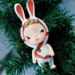 Sooya Ban Exclusive Merry Christmas Series Doll Figure Toy Snowman Bunny Trendy Doll Magical Girls Art Collection Toy Exhibition