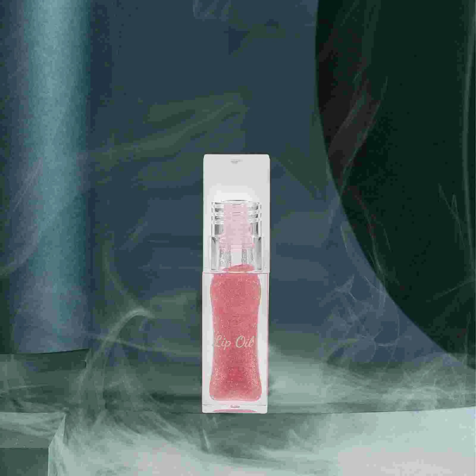 Lápiz labial con brillo de labios, Bálsamo hidratante tintado, aceite de color, nutre el líquido rosa