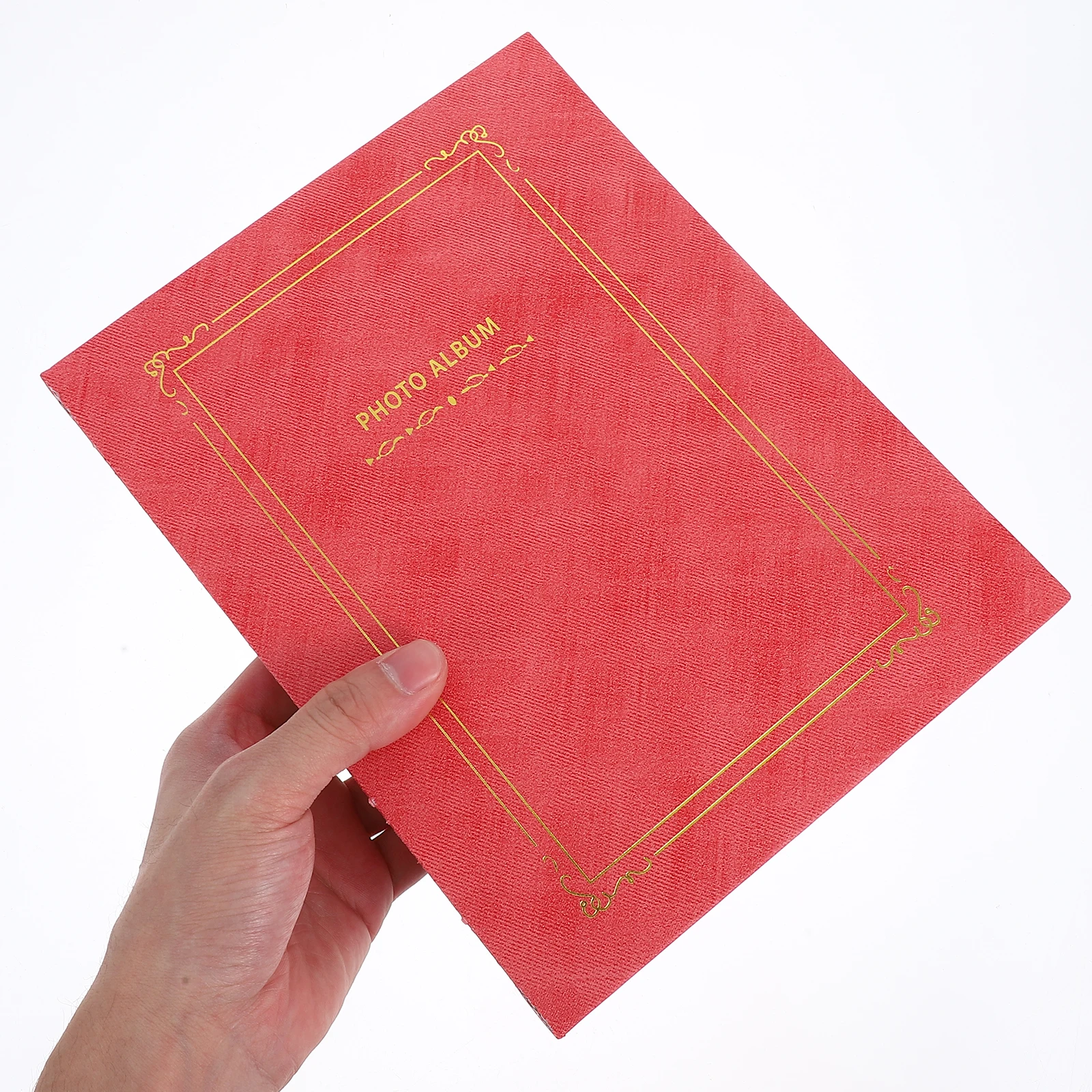 

Photo Album Commemorative Storage Little Girl Large Frame Book Red Child