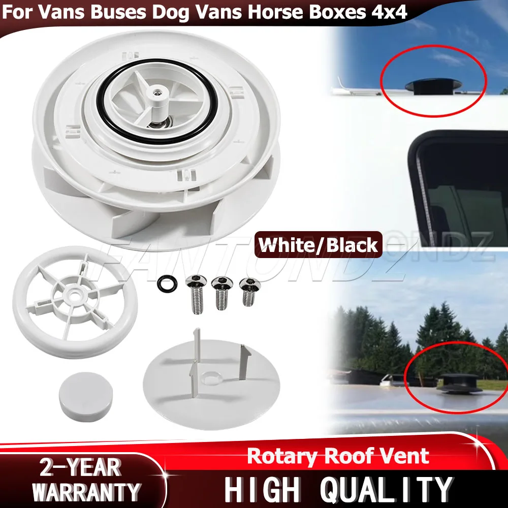 Wind Driven Van Vent Spinning Roof Fan Low Profile Air Rotary For Vans Buses Dog Vans Horse Boxes Ambulances 4x4 Boats
