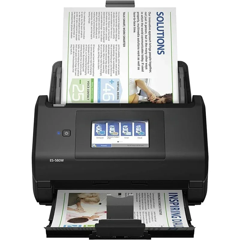 Workforce-580W Wireless Color Duplex Desktop Scanner For PC And With-Sheet Auto Document