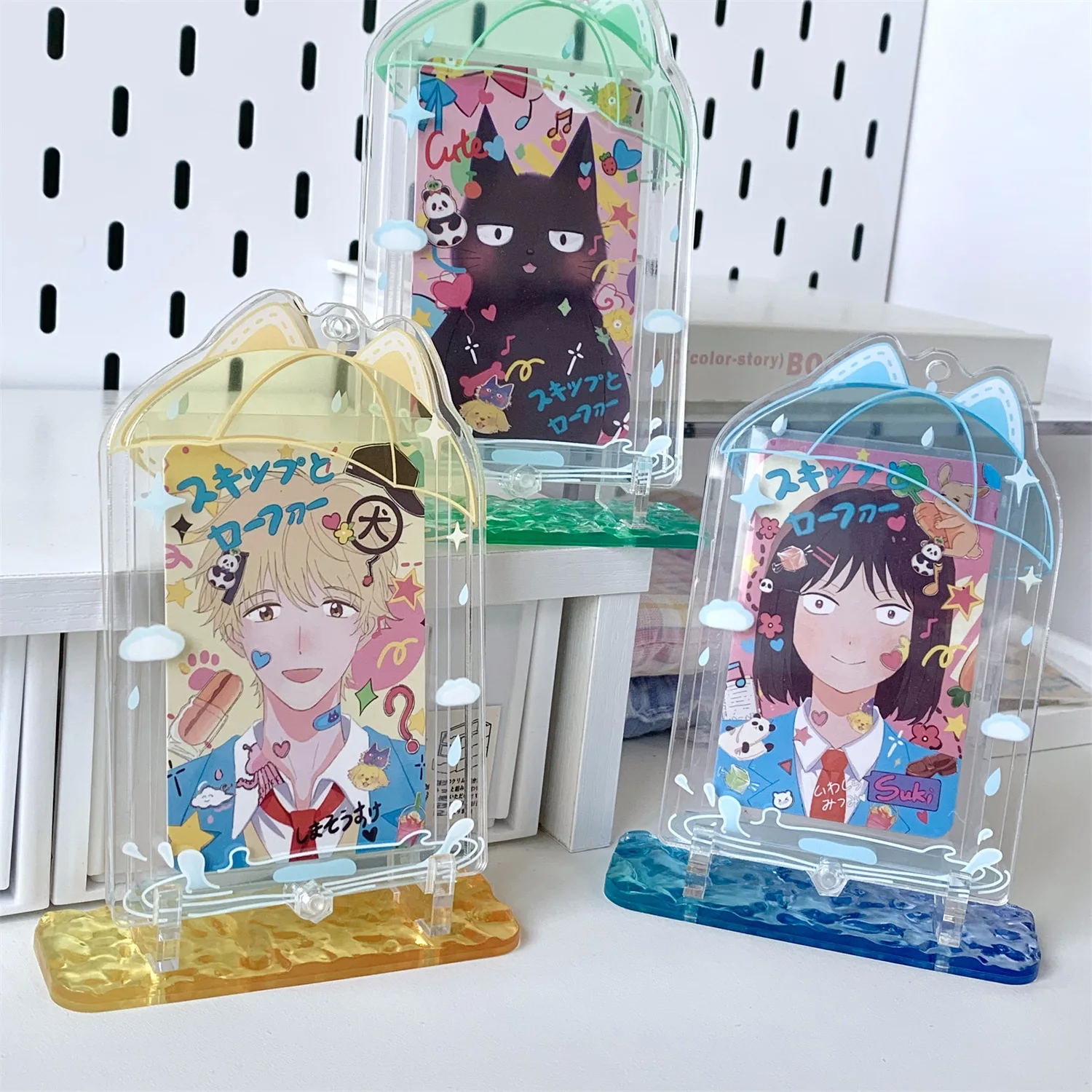 

Transparent Acrylic Photo Card Holder Badge Holder 3 Inch Photocard Holder Id Card Holder Photocard Keychain Protective Sleeve