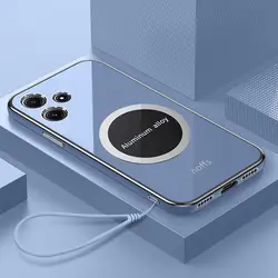 For Motorola Moto G84 G54 Case Soft TPU Plating Magnetic Slim Protective Back Cover Case For Moto G54 G84 Full Cover Phone Shell