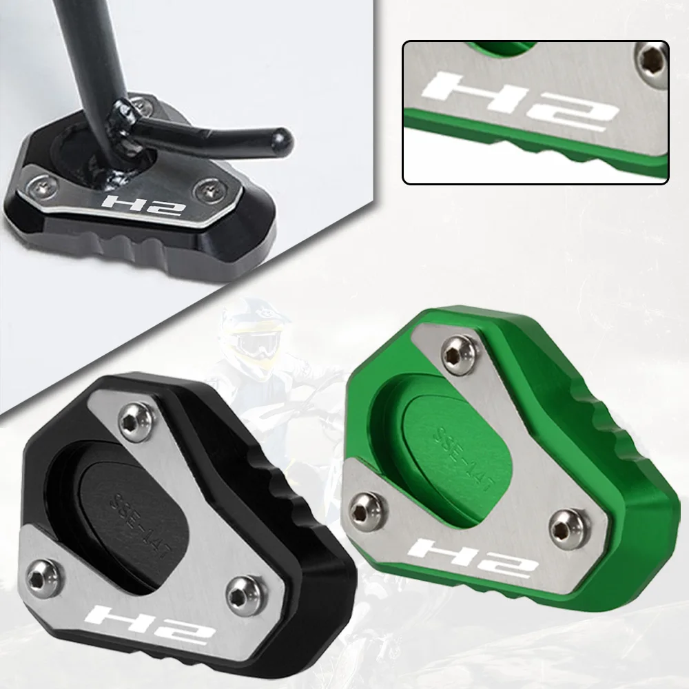 

2024 Motorcycle For KAWASAKI Ninja H2 SX SE Z900 Z900RS Z650RS VERSYS-X300 Side Stand Enlarger Sled Sidestand Kickstand Foot Pad