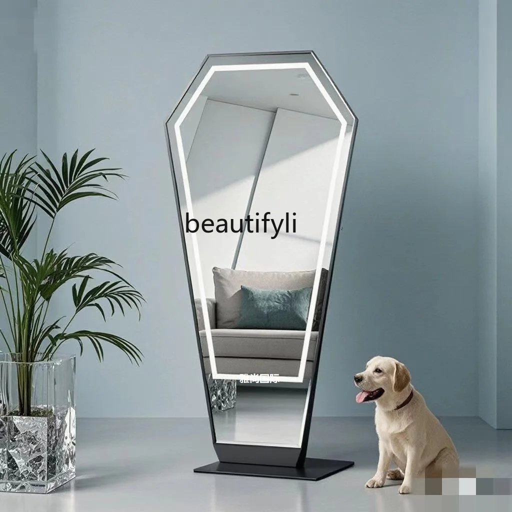 Mirror Table Hair Salon Special Double-Sided High-End Hair Salon Mirror Table Hair Salon Haircut Mirror