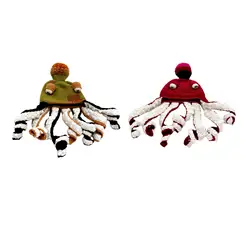 Knit Beanie Animal Hat Octopus Head Hat Octopus Squid Hat Cute Novelty Hat for Winter Sports Activities Men Leisure Sports Party