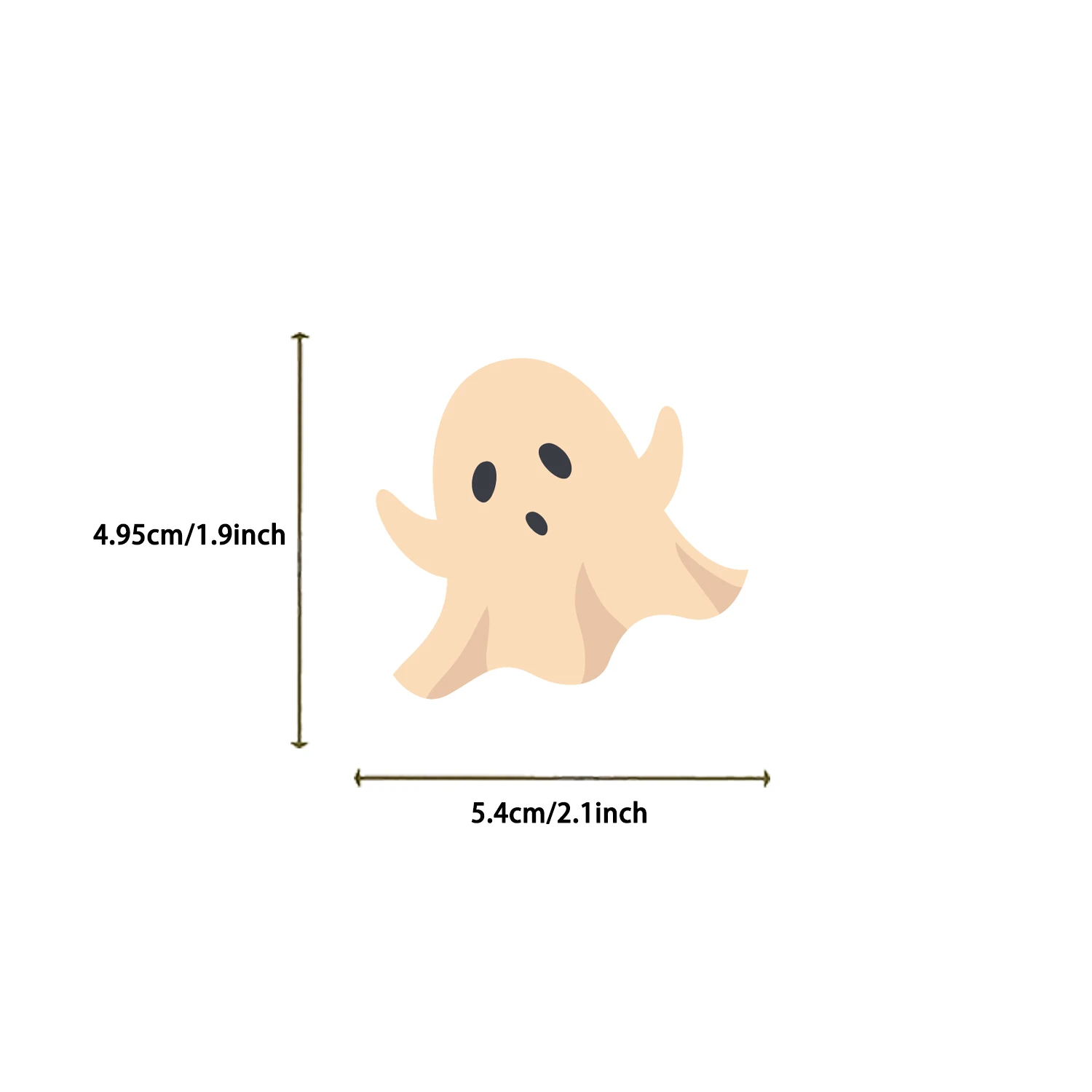 50 Stück Halloween-Aufkleber, kreative Aufkleber, Handys, Computer, Wandaufkleber, hoher ästhetischer Wert, lustige Dekorationen – Detail 9