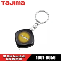 Tajima 1/2/3M Mini Household Tape Measure with Key Ring Ruler-Width 6mm Hand Tools Accessories 1001-0056/1001-2454/1001-0841