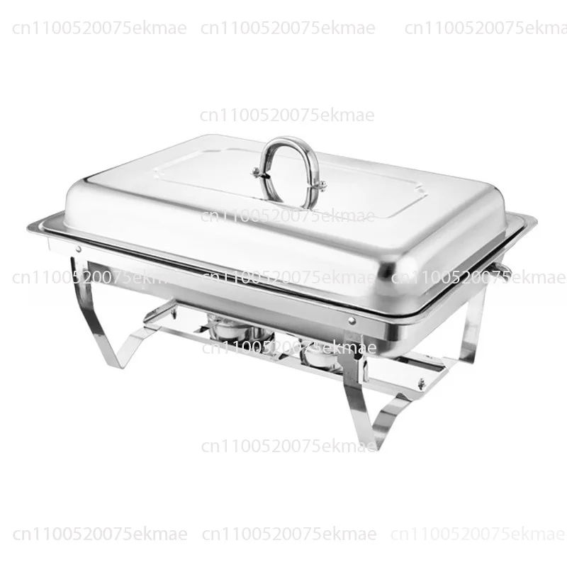 Thickened Square Self-service Stainless Steel Buffet Warmer