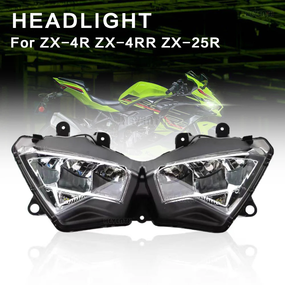 

For Kawasaki NINJA ZX-4R ZX-4RR ZX-25R 2023 2024 Motorcycle LED Headlight Assembly ZX4R ZX4RR ZX25R Headlight-lamp Accessories