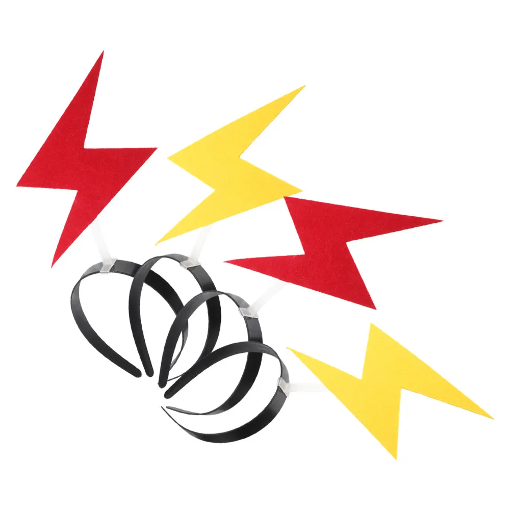 

Набор из 4 забавных головных уборов: яркие праздничные повязки для волос для женщин и детей, для костюмированных вечеринок и новогодних праздников