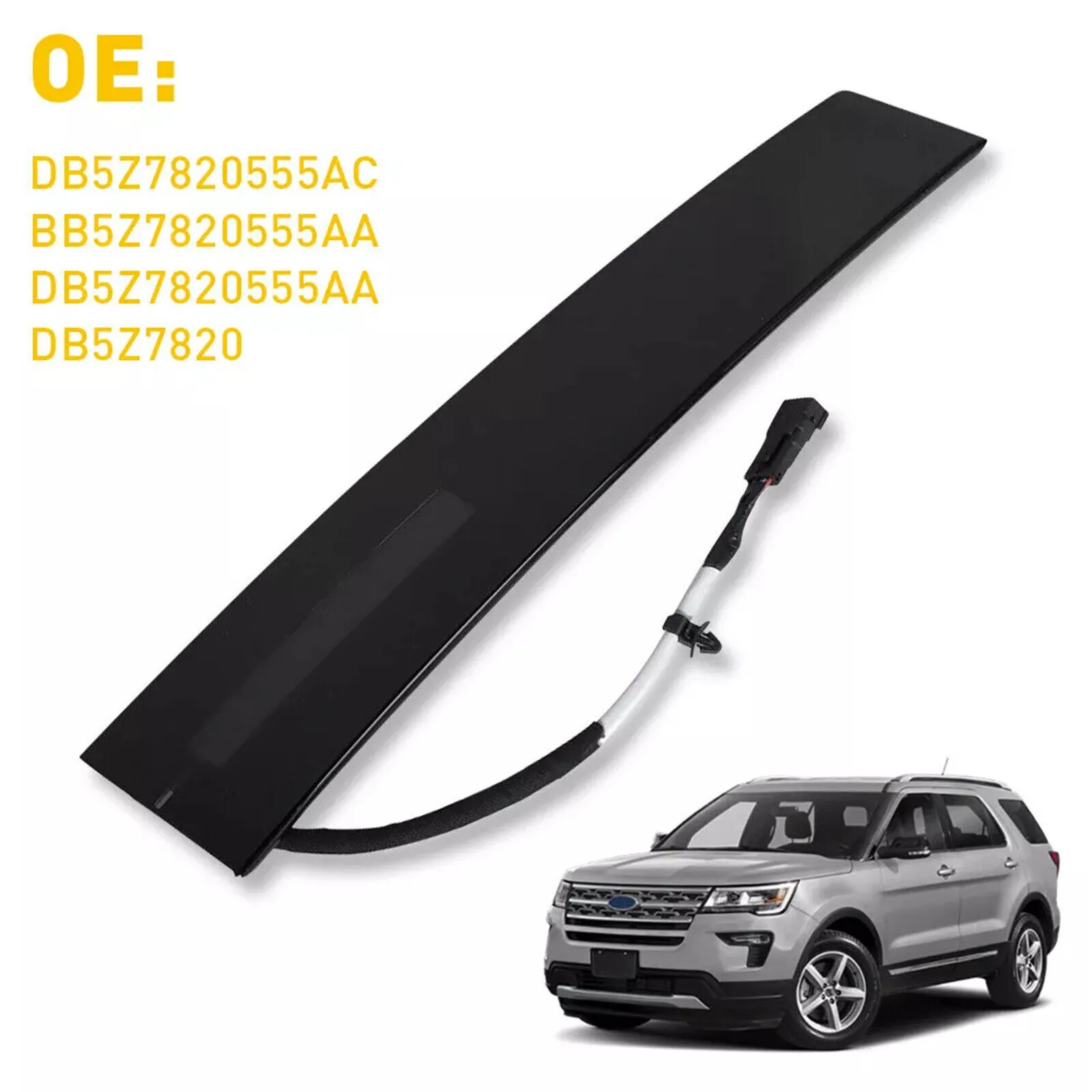 

For 2011-19 Ford Explorer Left Driver Side Door Entry Keypad Pillar Molding Trim