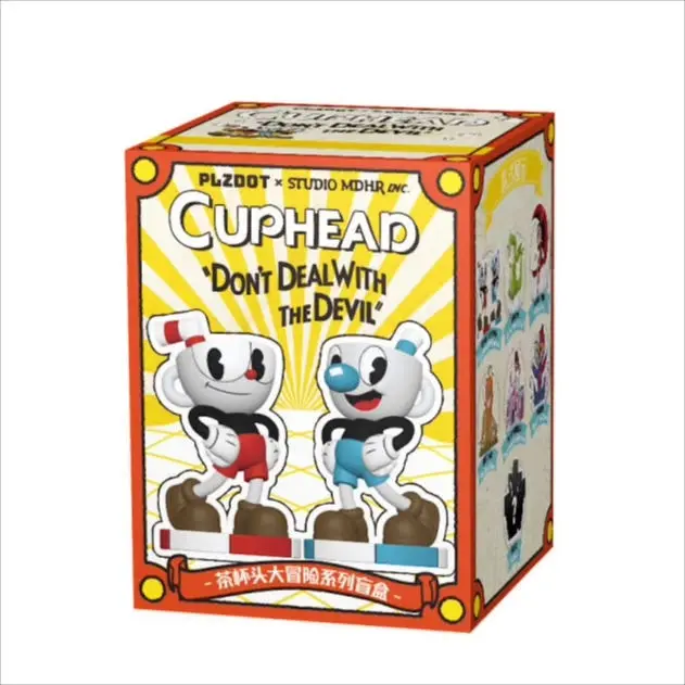 Plzdot X Studio Mdhr Cuphead Adventure Series Blind Box Co-Branded