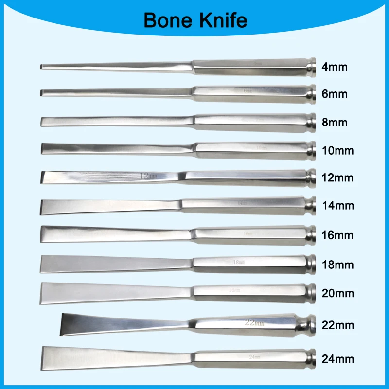 

Stainless Steel Osteotomes Bone Osteotome Orthopedic Bone Knife Sharp Blade Orthopedic Surgical Instrument