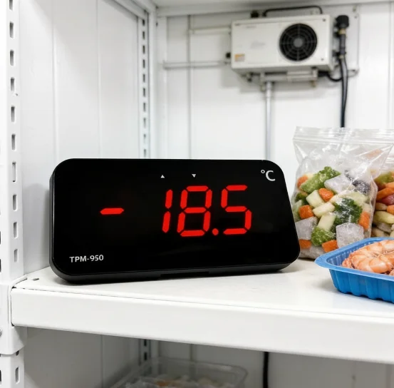 220V TPM-950 Precision Large Screen Digital Temperature Meter for Cold Storage, , Greenhouse, Water & Environment Monitoring