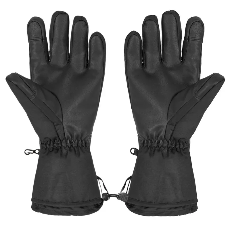 Heating gloves Outdoor skiing riding Thickened electric heating gloves Touch screen charging Cold-proof heating gloves Men and