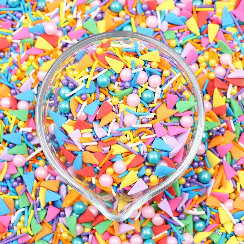 30g Bunte Perlen-Mischung DIY Kuchen-Backstreusel Kugeln Hochzeitstorten-Dekorationswerkzeuge, Schöne Perlen, Rund, Herzform – Detail 11