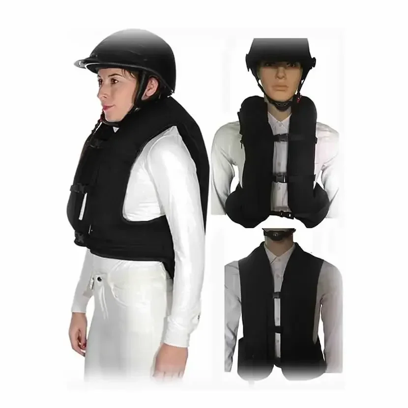 Abrigo de espectáculo para montar a caballo, chaqueta de montar con bolsa de aire para Motocross, chaleco de Airbag para montar ecuestre de motocicleta